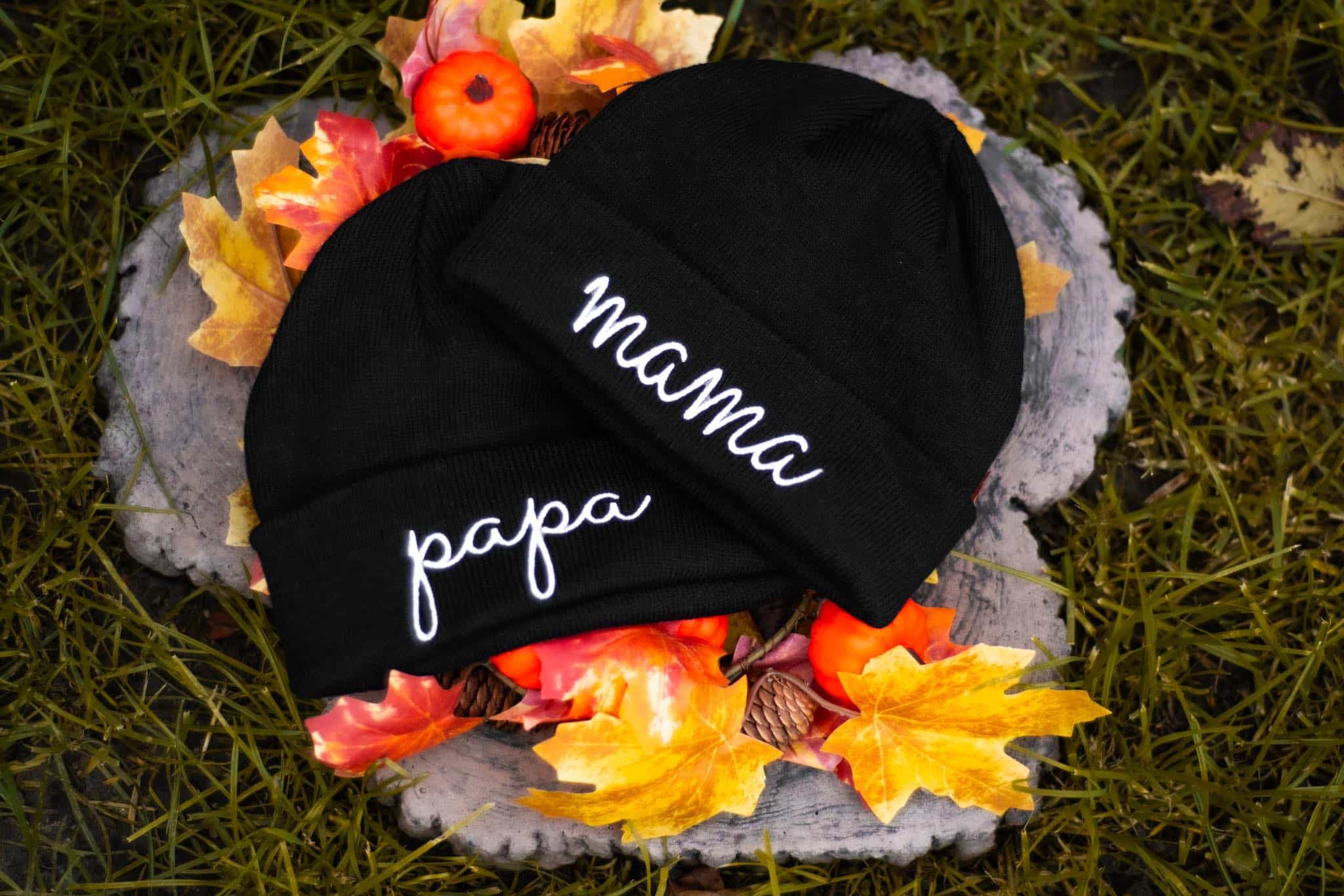 Mama&Papa hímzett páros sapi