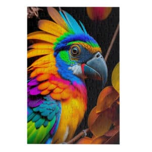 Papagájos A4 puzzle